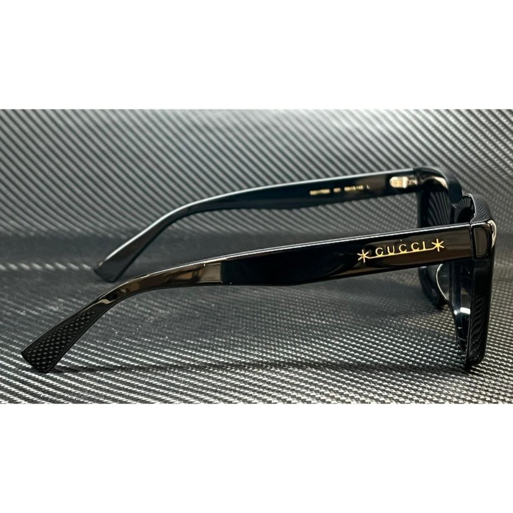 Gucci Black 56mm Unisex Sunglasses - Picture 4 of 5